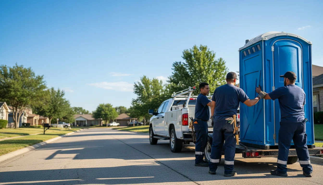 Portable Toilet Rental in Roans Prairie, TX near me